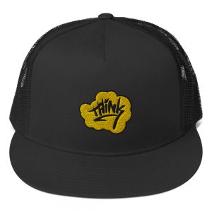 Think Higher Embroidered Bubble Trucker Cap