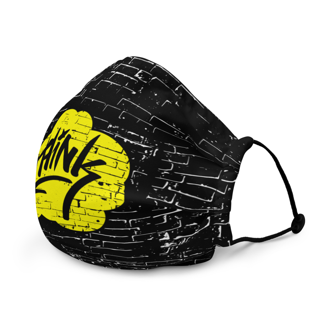 Think Higher - Bubble - Premium Face Mask - Image 3