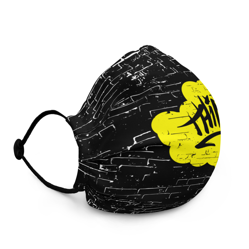 Think Higher - Bubble - Premium Face Mask - Image 2