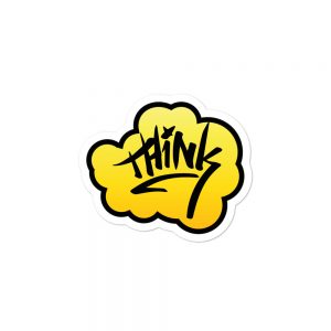 Think Bubble Gradient - Kiss Cut