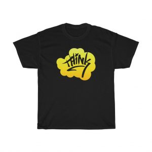Think Bubble Black Gradient - Heavy Cotton Tee