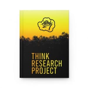 Think Research Project Hardcover Notebook