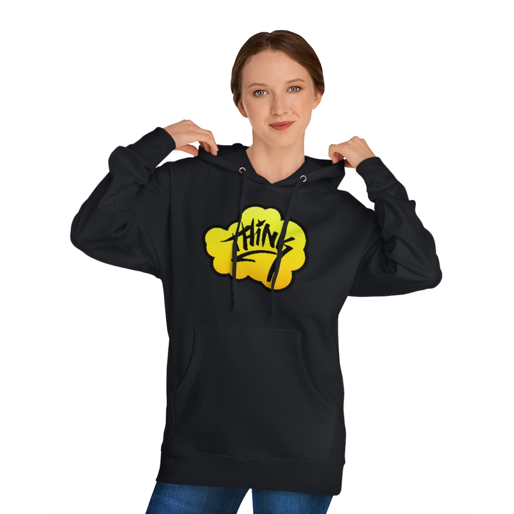 Think Bubble Unisex Hooded Sweatshirt - Image 2
