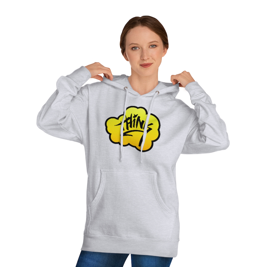 Think Bubble Unisex Hooded Sweatshirt - Image 8