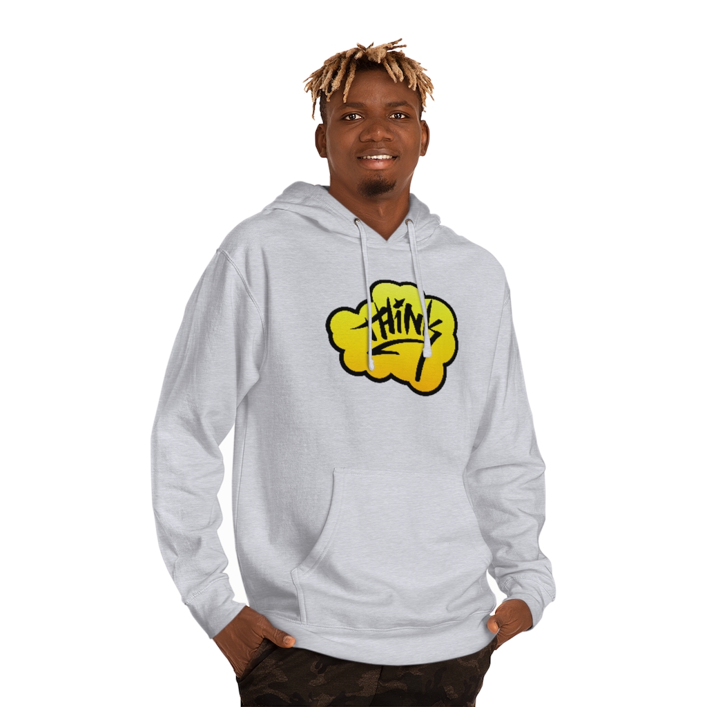 Think Bubble Unisex Hooded Sweatshirt - Image 9