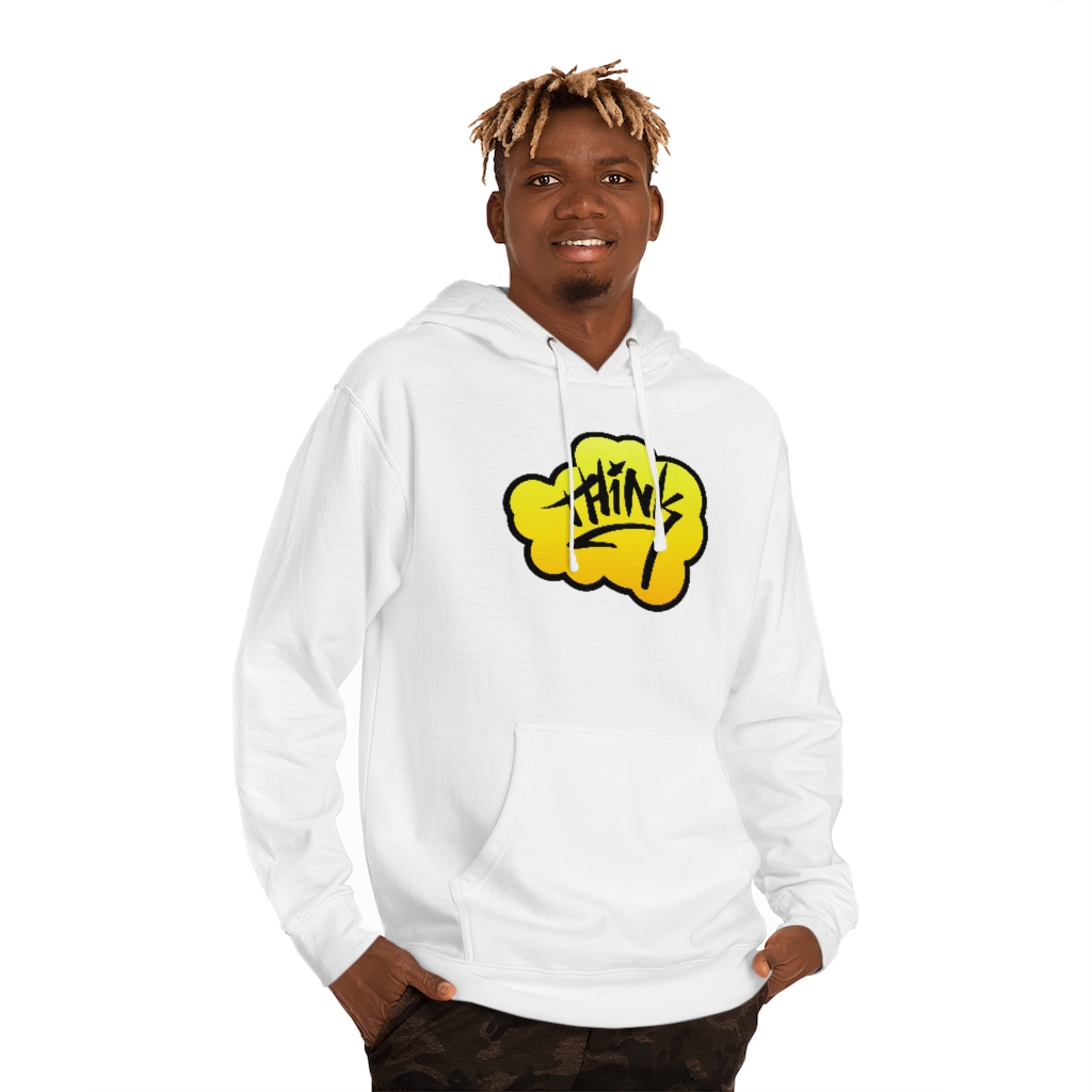 Think Bubble Unisex Hooded Sweatshirt - Image 6